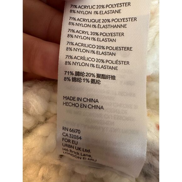 Urban Outfitters Cameron Confetti Cropped Cardigan Knit Button Size XS - Picture 10 of 10